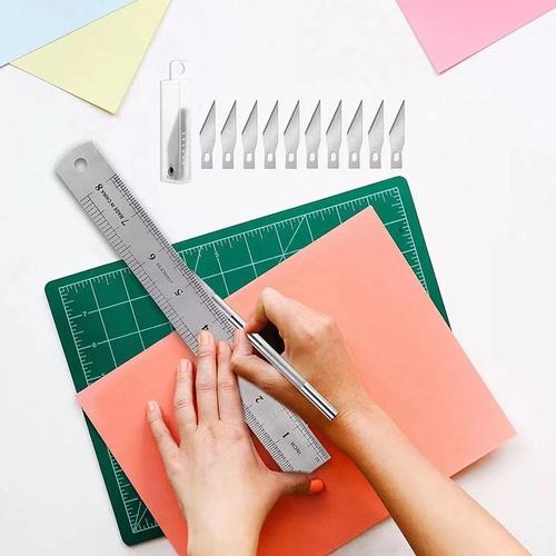 Cross-border supply DIY dry flower craft 28-piece set vinyl sticker craft floating carving dry flower tool set