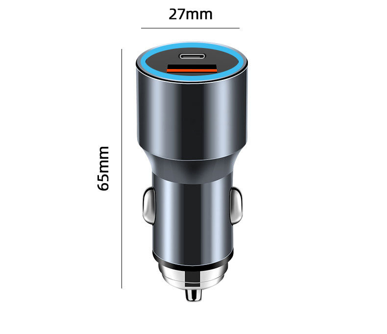 Full alloy super fast charge 66W PD20 W silver gray