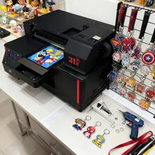 31度UV打印机小型钥匙扣手机壳潮玩卡牌创业开店个性图案印刷机器