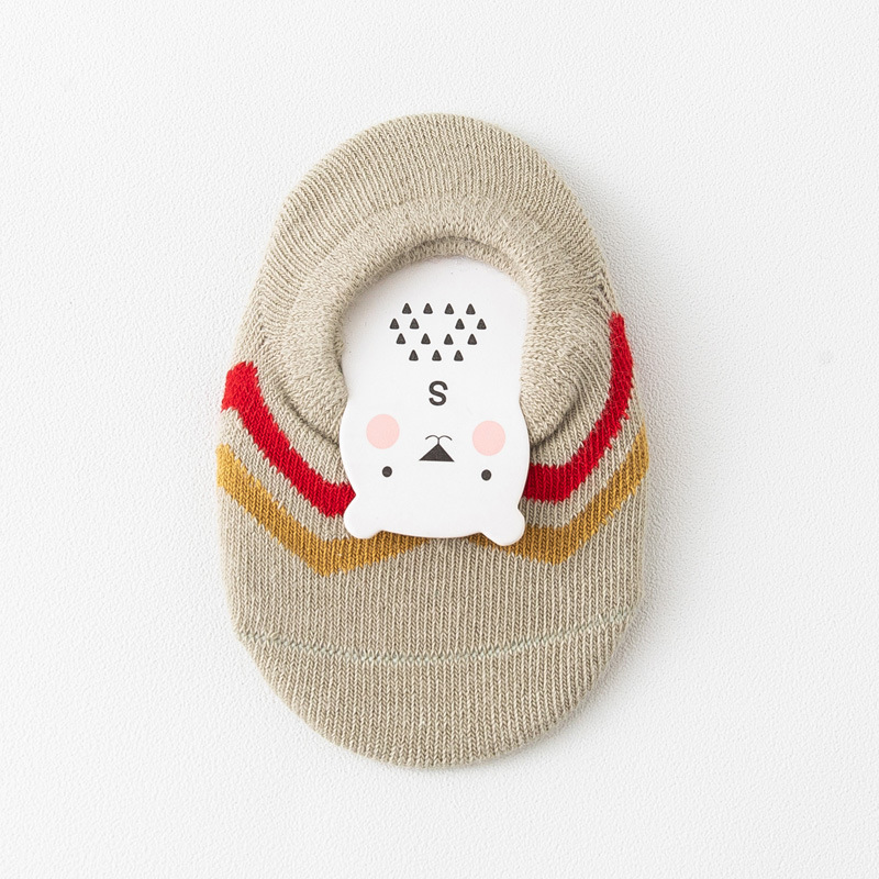 2022 calcetines de bebé primavera y verano niños y niñas rayas barco Calcetines algodón NIÑOS Calcetines invisibles bebé niño Calcetines antideslizantes