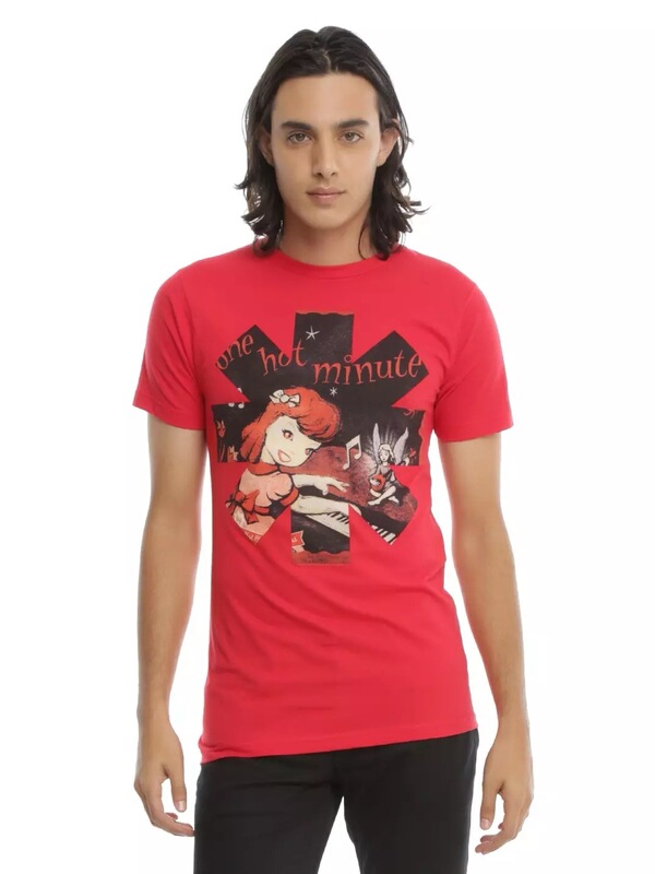 Red Hot Chili Peppers Little Girl Playing Piano Rock Music Red T-Shirt Red Hot Chili Peppers Little Girl Playing Piano Rock Music Red T-Shirt