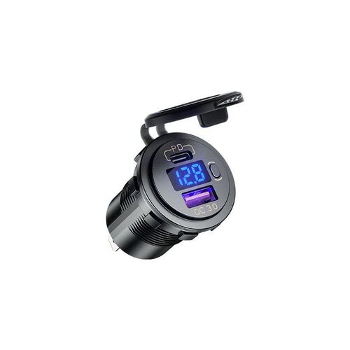 Car modified car charger PD port charger type-c port intelligent shunt USB3.0 with voltage car charger