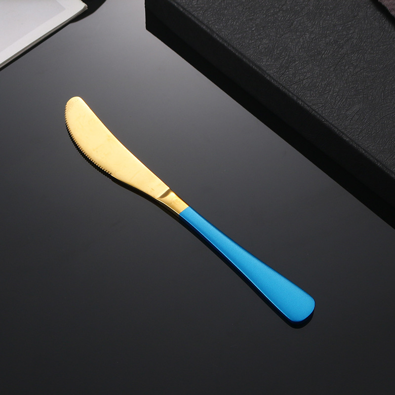 Cuchillo de celebridad de Internet-Blue Gold