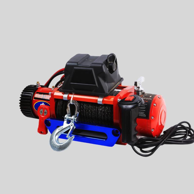 13000磅防水全铜电机电动绞盘 车载牵引汽车救援绞盘绞车量大优惠