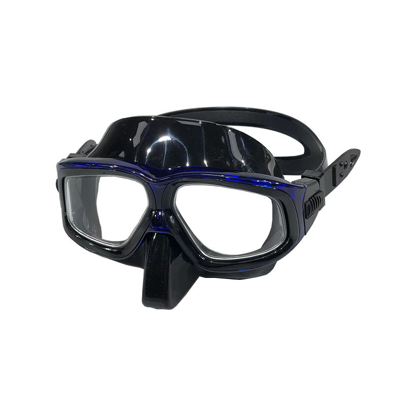 Ochelari de scufundare Ochelari de scufundare Ochelari de scufundare pentru apnee Câmp vizual larg Set de măști confortabile cu volum redus_voghion.com