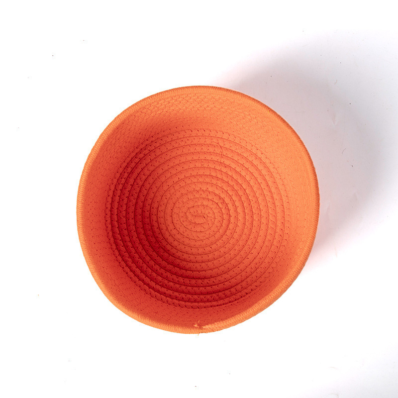 Amazon Halloween calabaza cesto de algodón tela de mano cesto de caramelo decoración de mesa cesto de almacenamiento