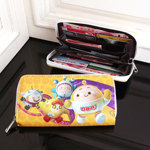 游戏蛋仔派对卡通可爱多卡位大容量多隔层男童女童长款零钱包