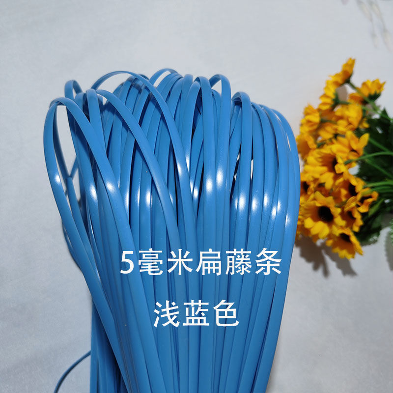 5ミリメートル平藤編み材料編みバッグ花バスケットプラスチック籐編み模造籐編みストリップ|undefined