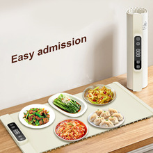跨境热卖硅胶暖菜板家用小功率饭菜保温折叠加热暖菜加热板发热垫