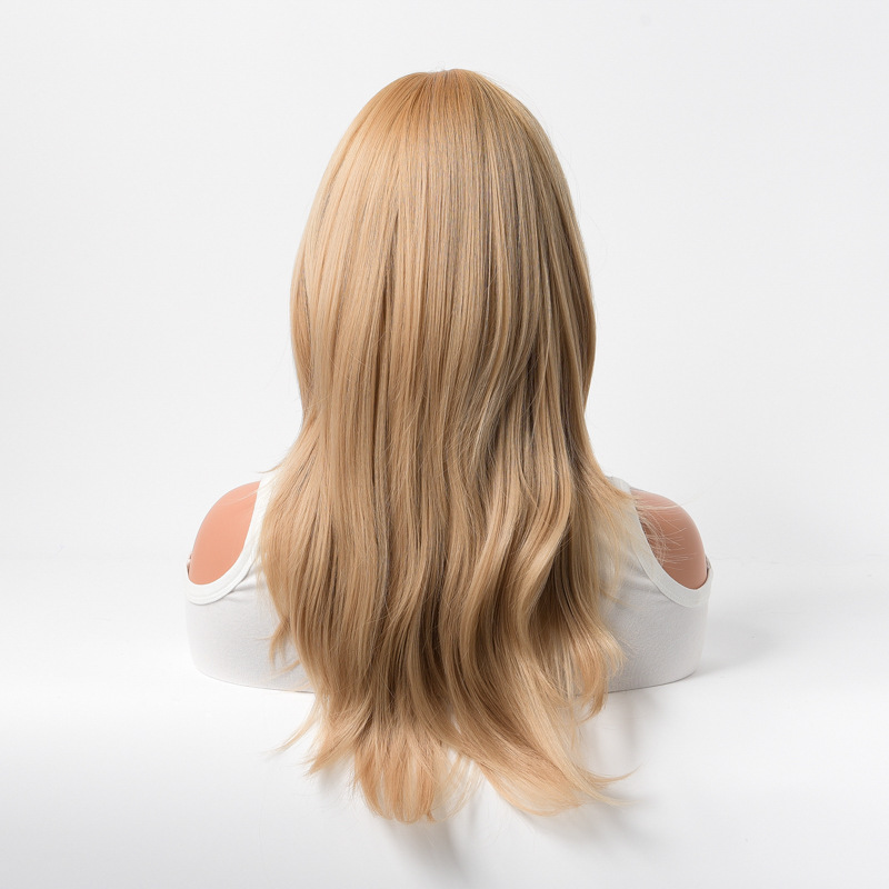 peruker huvudstycke åtta tecken lugg lutning färg långt lockigt hår peruk kvinnlig peruk kemisk fiber hög temperatur tråd huvudstycke_voghion.com