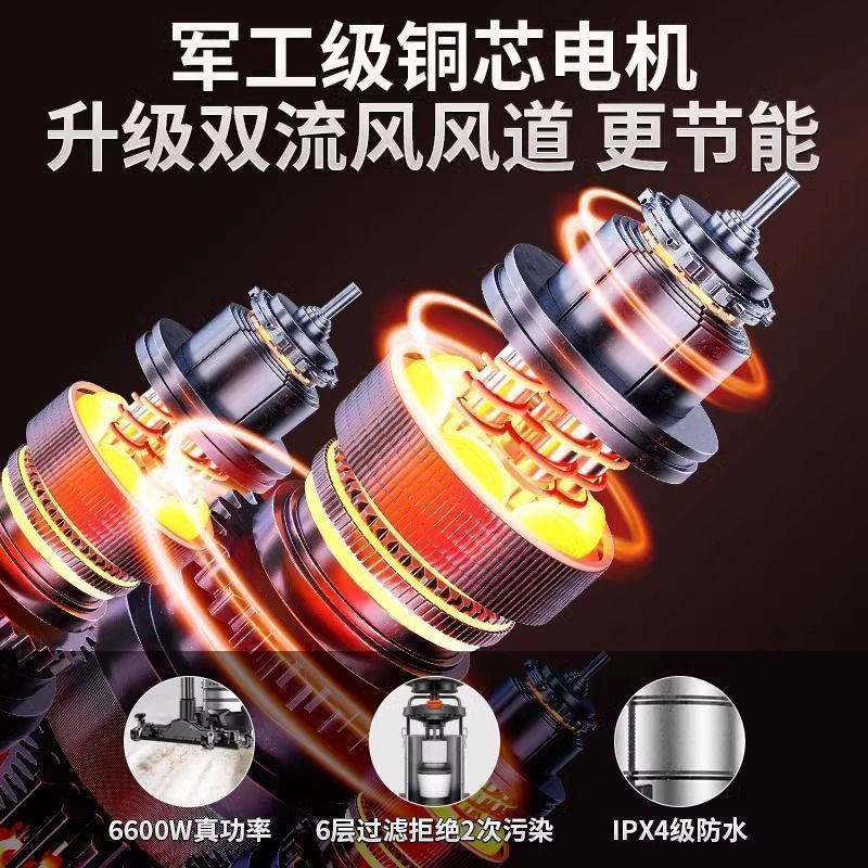 商用吸尘器大功率洗车店桶式工业用大功率大吸力工厂车间多用途|undefined