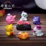 桌面景观万圣节幽灵公仔