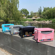 新款钓乐途29L全套钓箱带配件四角升降钓鱼箱多用途加厚活鱼箱