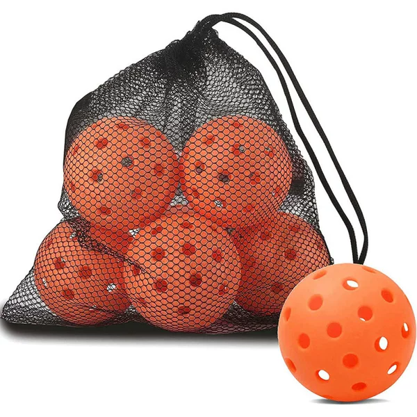Peak ball storage bag 40 holes 74mm hole ball PE high elastic light emitting ball Pickleball Ball