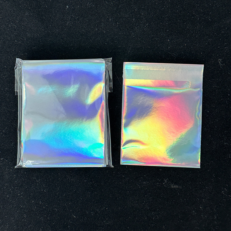 包装材料カードインシルバー粘着袋ブラインドバッグカードホルダーバー粘着袋自己粘着アルミ箔ジップロックバッグ|undefined
