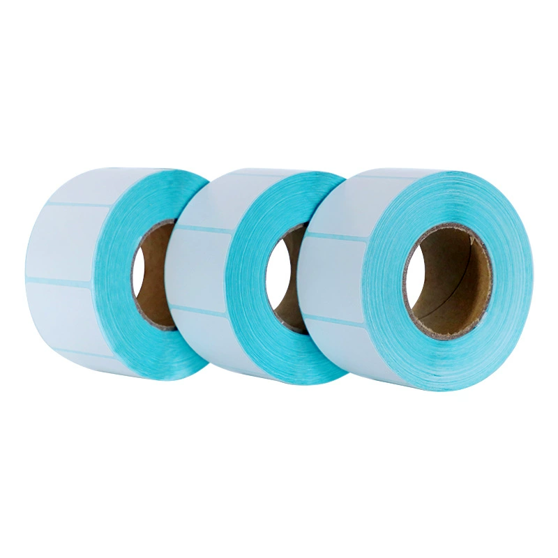 Self-adhesive sticker three-proof thermal label paper 40x30x800 barcode printing paper waterproof, oil-proof and scratch-proof