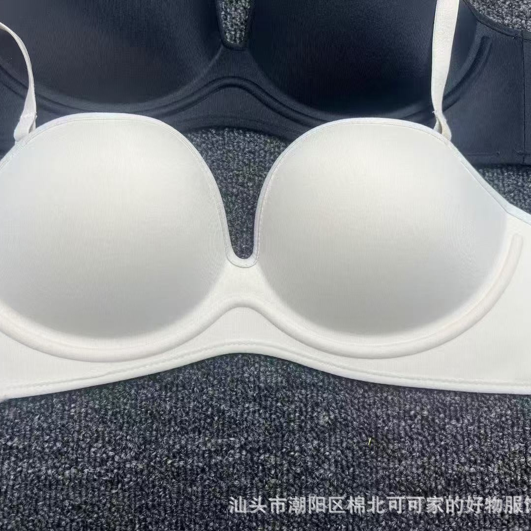 Inventario de bajo precio, dama de alta calidad, una taza de bola sin marca, sujetador, ropa interior de moda francesa para niñas.