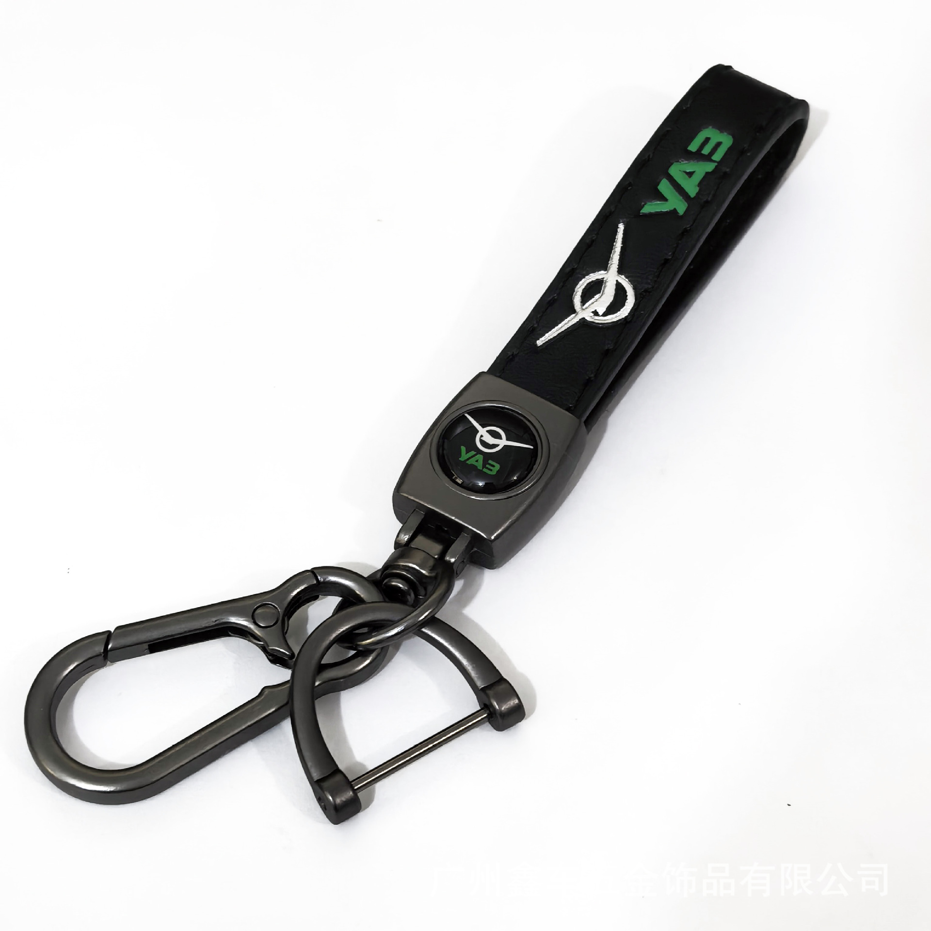 Keychain de piel de cordero transfronteriza logotipo de automóvil llavero de negocios hombre llavero colgante fábrica al por mayor