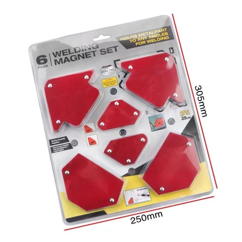 6pc 이중 총 자석 로케이터