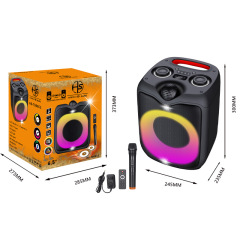 韓索現物工場の音響はよく売れています。6.5インチ屋外携帯用重低音ブルートゥースk歌スピーカーHS-TS06C2