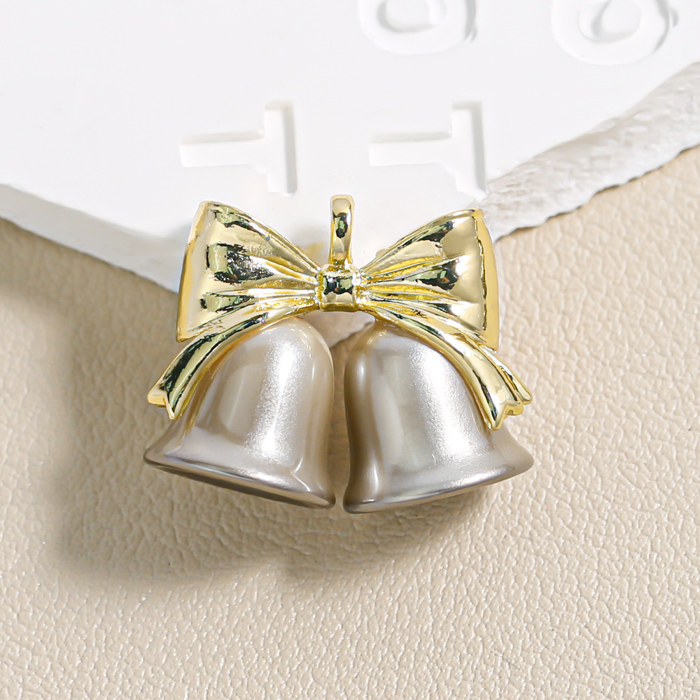 Heidi casa aleación campana joyería colgante colgante pequeña fragancia viento goteo de aceite joyería de Navidad accesorios llaveros de cadena de teléfono móvil