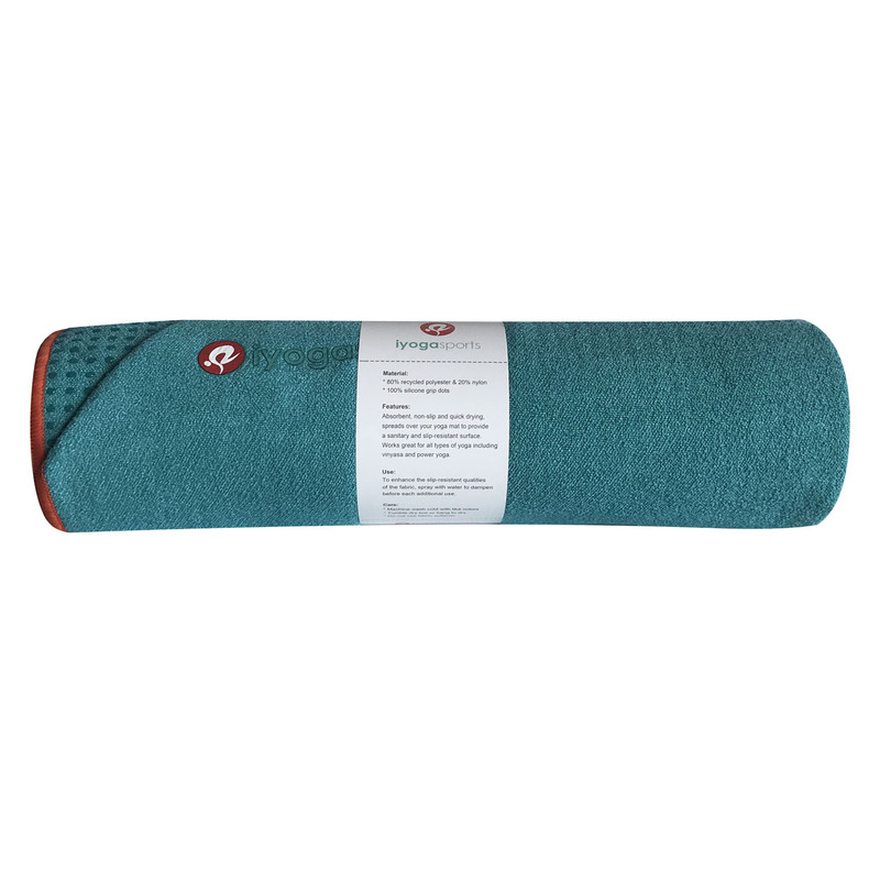 Iyogasスポーツシリコン滑り止めヨガタオルyoga towel品質館寄り付きギフトロゴ|undefined