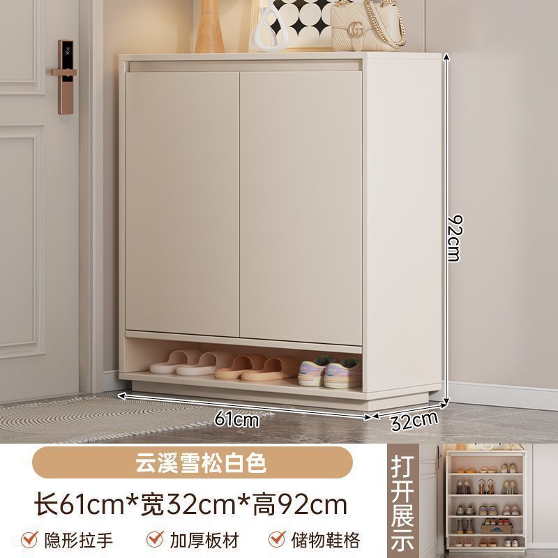 靴キャビネットホーム玄関屋内新スタイル2024人気の玄関キャビネット収納キャビネット一体型壁掛けシンプルな靴ラック|undefined