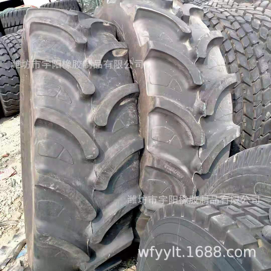 农用拖拉机轮胎 520/70R38人字钢丝胎   宽基轮胎