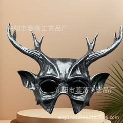 国境を越えて人気の鬼の顔鹿の角マスク ハロウィン カーニバル パーティー 衣装アクセサリー パーティー コスプレ