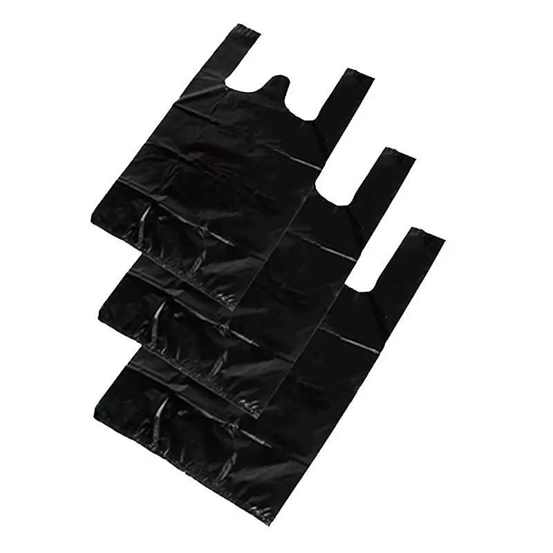 定做logo黑色加厚手提塑料袋出口加纳安哥拉毛里塔尼亚马里加蓬