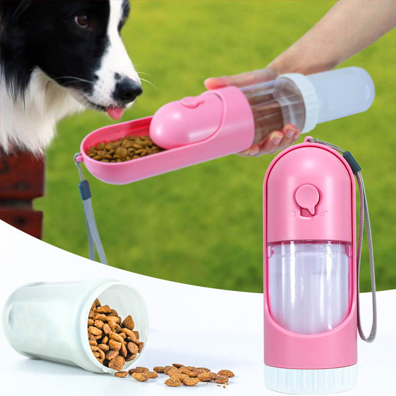 Procesamiento de tazas de agua para perros personalizadas, bebedero de agua para gatos al aire libre, tazas de agua para mascotas portátiles