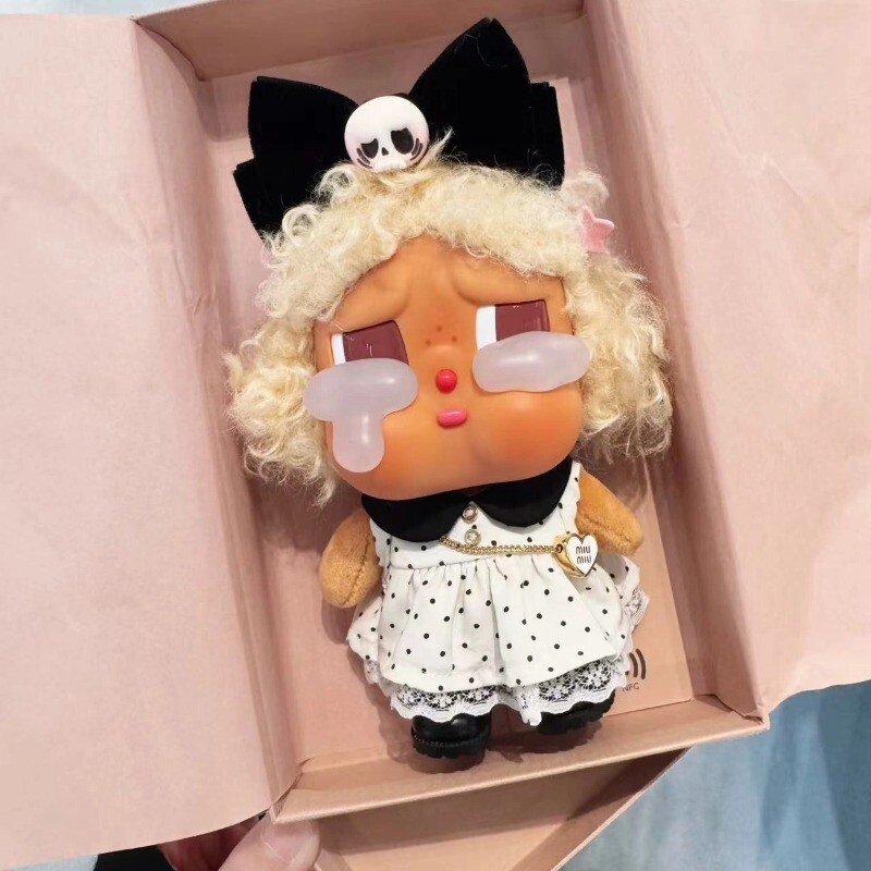 Crybaby Doll Clothes, Summer Vinyl Clothing, Handmade Clothes, Doll Sp Clothing, Polka Dot Skirt