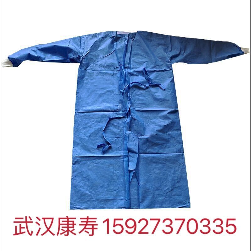 SMS无纺布超声波热合手术服一次性隔离衣反穿衣围裙