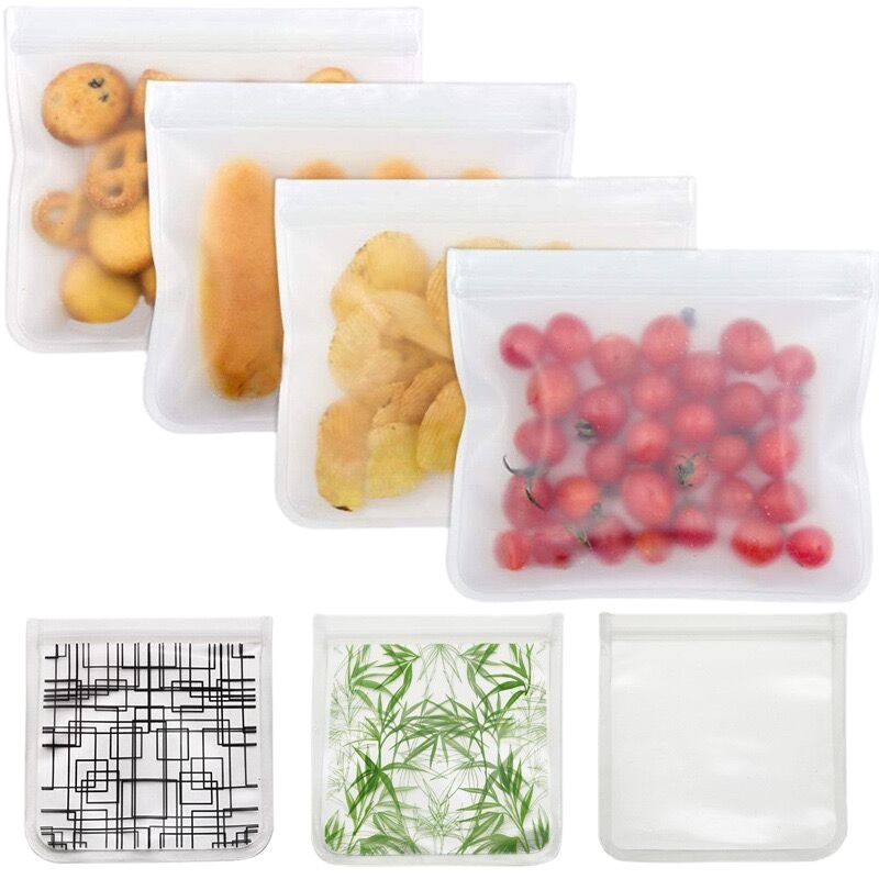 PEVA食品保鲜自封袋磨砂防水密封袋重复使用环保水果收纳袋可印刷