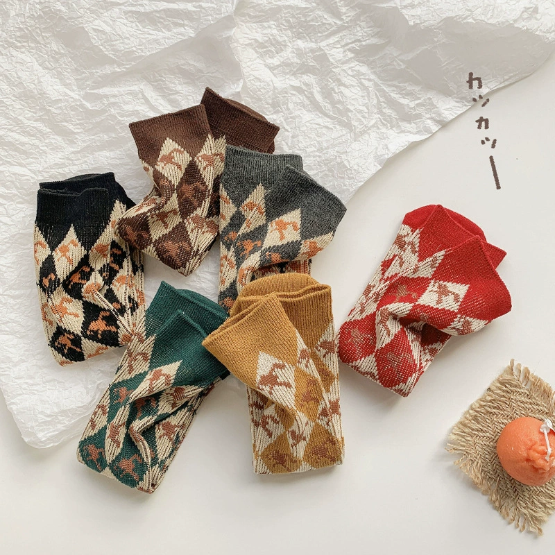 Детские летние носки для мальчиков, корейский стиль, средняя длина