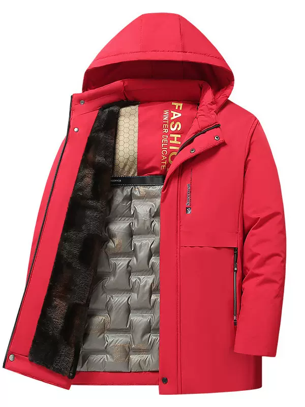 中老年男士加厚冬棉衣冬装外套中老年棉衣服中年人冬季爸爸装保暖