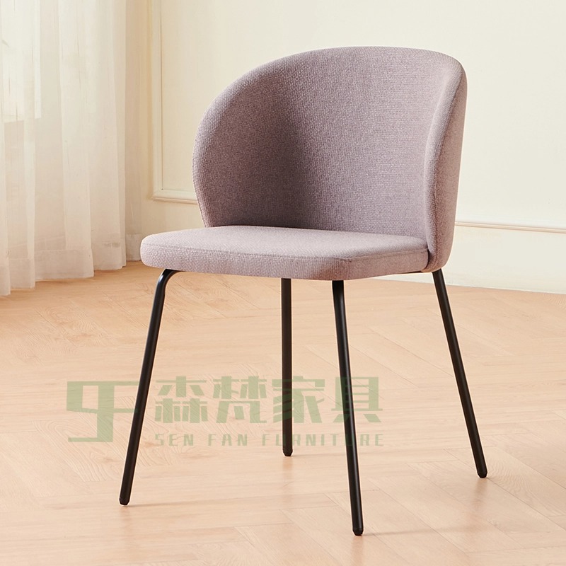 Sillas de comedor de lujo ligero para el hogar, taburetes de mesa de comedor de diseño de restaurantes italianos nórdicos.