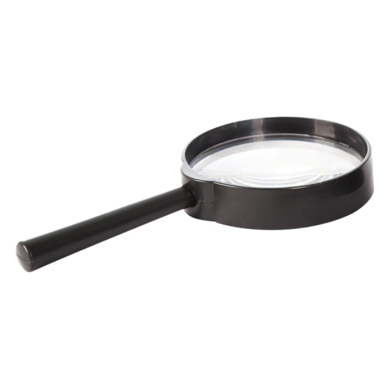 For foreign trade hand-held magnifying glass for the elderly reading newspaper reader enlarged mirror small gift stall supply