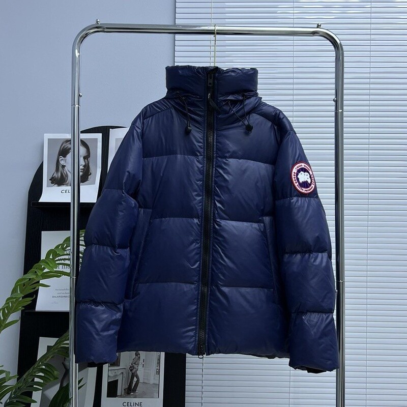 大鹅羽绒服泡芙冬季2025新款亮面高级感2252M加厚保暖情侣面包服|undefined