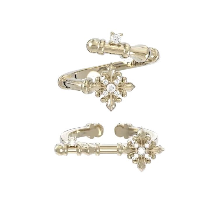 Sanheng Sun Jewelry's Same Style "Iris Key" Key Ring Designer Jewelry, Light Luxury for Women Sanheng Sun Jewelry's Same Style "Iris Key" Key Ring Designer Jewelry, Light Luxury for Women
