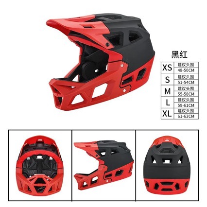 Cross-Border New Outdoor Camouflage Mountain Bike Off-Road Helmet Ce Certified Competition Downhill Safety Adult Full-Face Helmet Wholesale