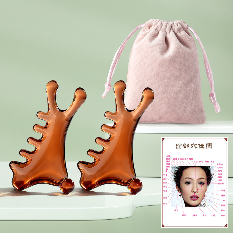 Masaje del cuero cabelludo pein meridianos tratamiento de la cabeza de cinco garras facial extracción de músculos alrededor de los ojos puntos de acupoints artefacto de la nariz endurecer nariz hermosa herramienta de salud puente nasal