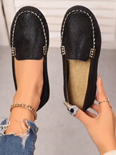 Z 17967 Flat Round Toe Loafers ���eƽ��ŮЬ �羳�W�����R