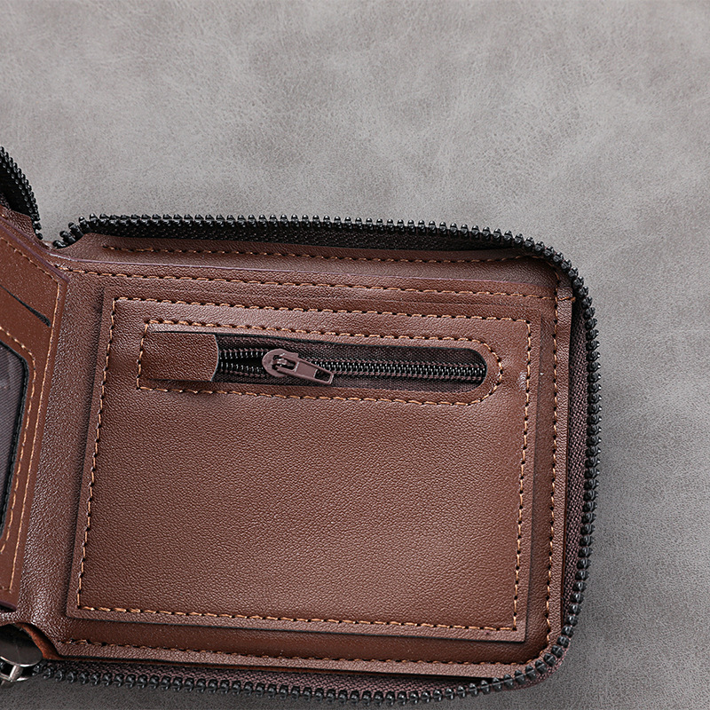 2024年新作 ファッション メンズ ショートウォレット 小銭入れ 多カードスロット IDケース 財布 拡張機能付き