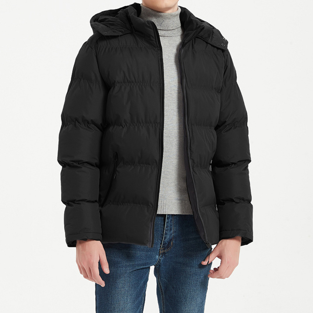 Men's Puffer Jacket Waterproof Thickened Winter Coat For Men_voghion.com