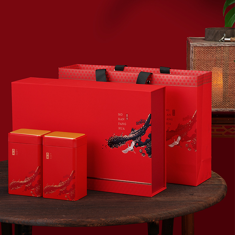 茶葉禮盒空盒通版古樹紅茶正山小種金駿眉綠茶禮盒茶葉包裝盒加印