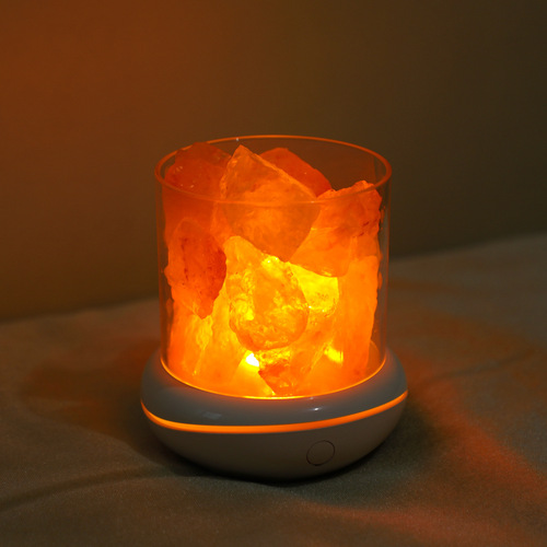  New Himalaya Aromatherapy Salt Lamp USB Desk Air Purifier Aromatherapy Night Light Salt Stone Lamp