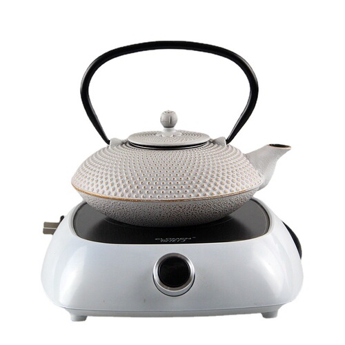 Cast iron kettle with filter, cast iron kettle, iron teapot, rust-proof inner wall, tea kettle, electric ceramic stove, tea set