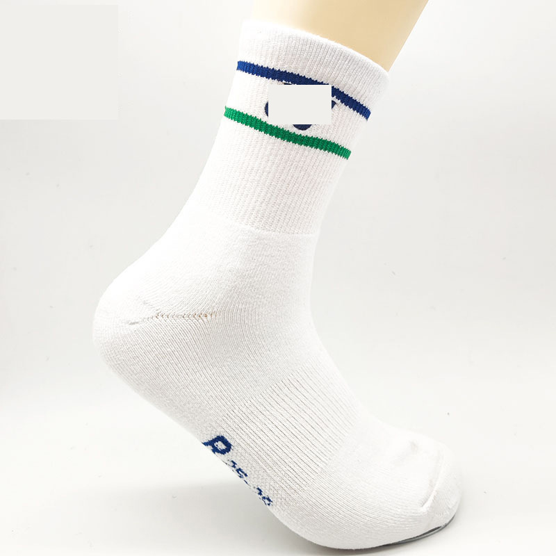 Calcetines de bádminton profesionales para hombres y mujeres, tubo medio, toalla antideslizante, fondo, tenis, baloncesto, correr, calcetines deportivos gruesos y transpirables