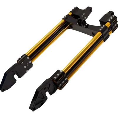 Electric vehicle motor modified rocker arm dual-tube CNC aluminum alloy reinforced adjustable swingarm
